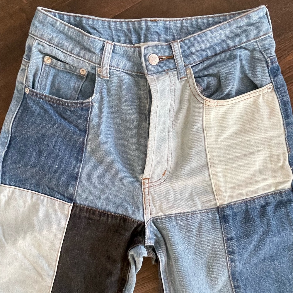 The Native One Patchwork Denim Jeans Ankle Length… - image 7